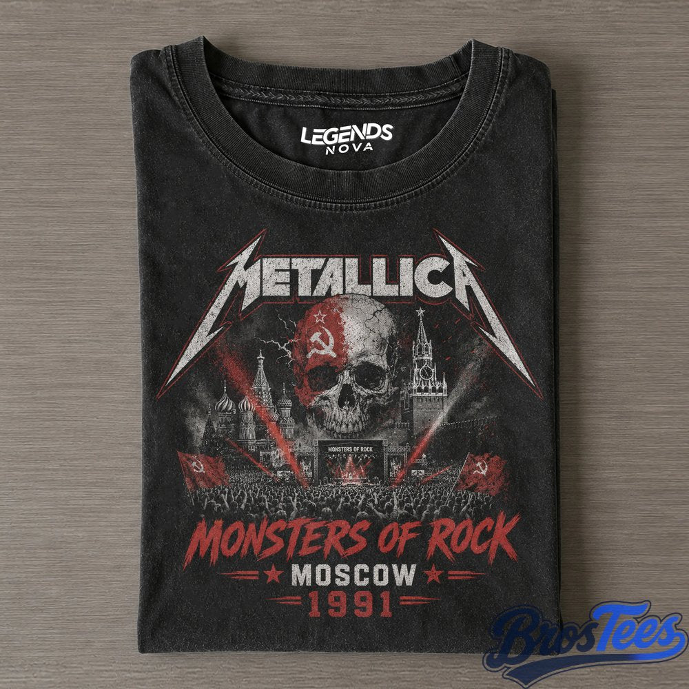 Metallica Monsters of Rock Moscow 1991 Tee