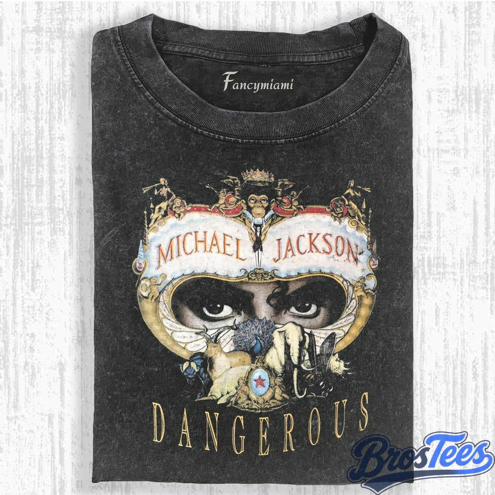 Michael Jackson Dangerous Album Art Tee