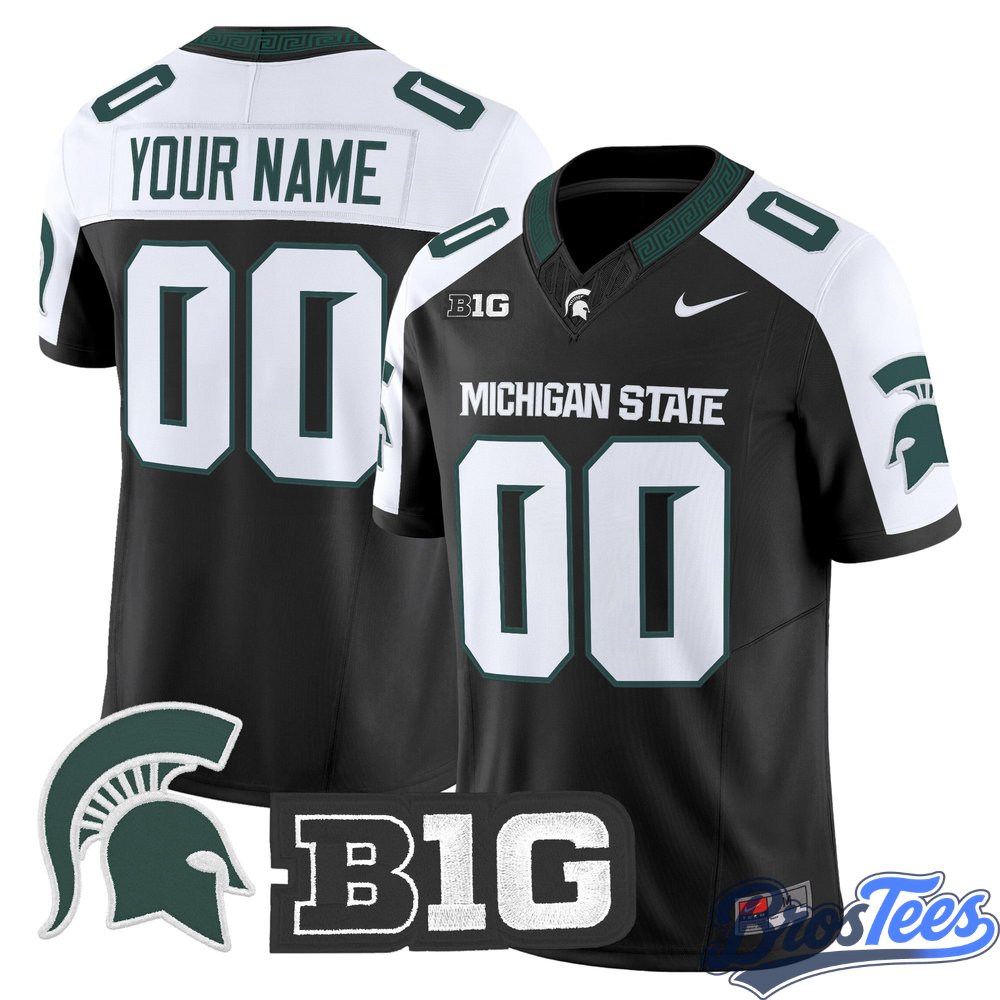 Michigan State Spartans 2026 Custom Football Jersey