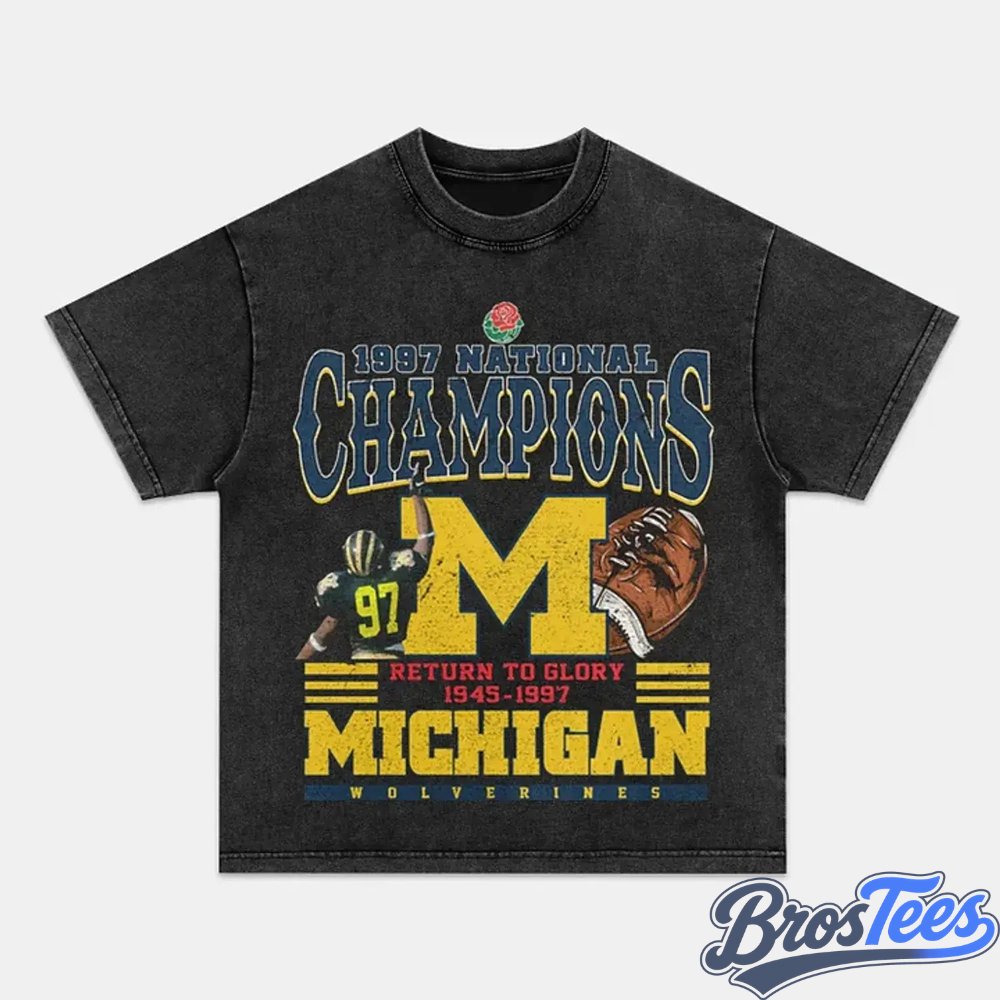 Michigan Wolverines 1997 National Champions Graphic Tee