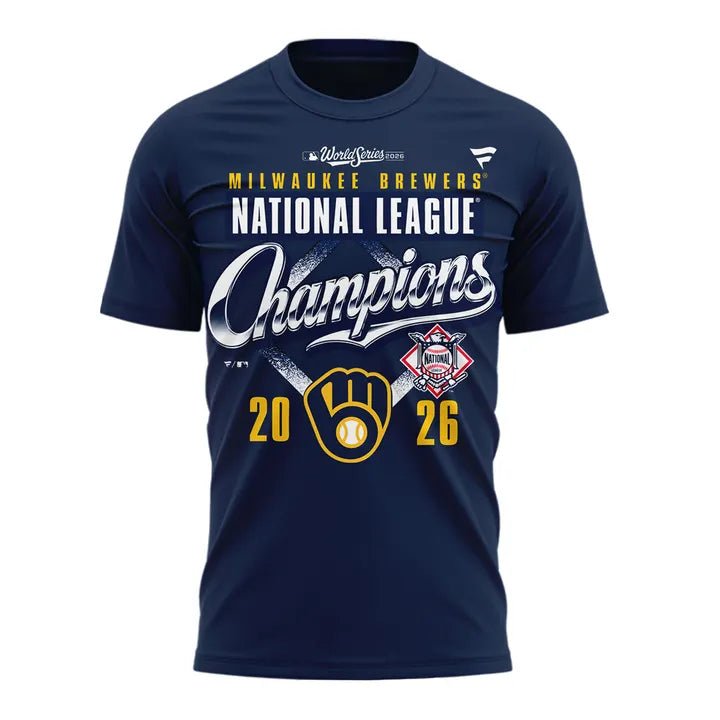 Milwaukee Brewers 2026 National League Champions T-Shirt