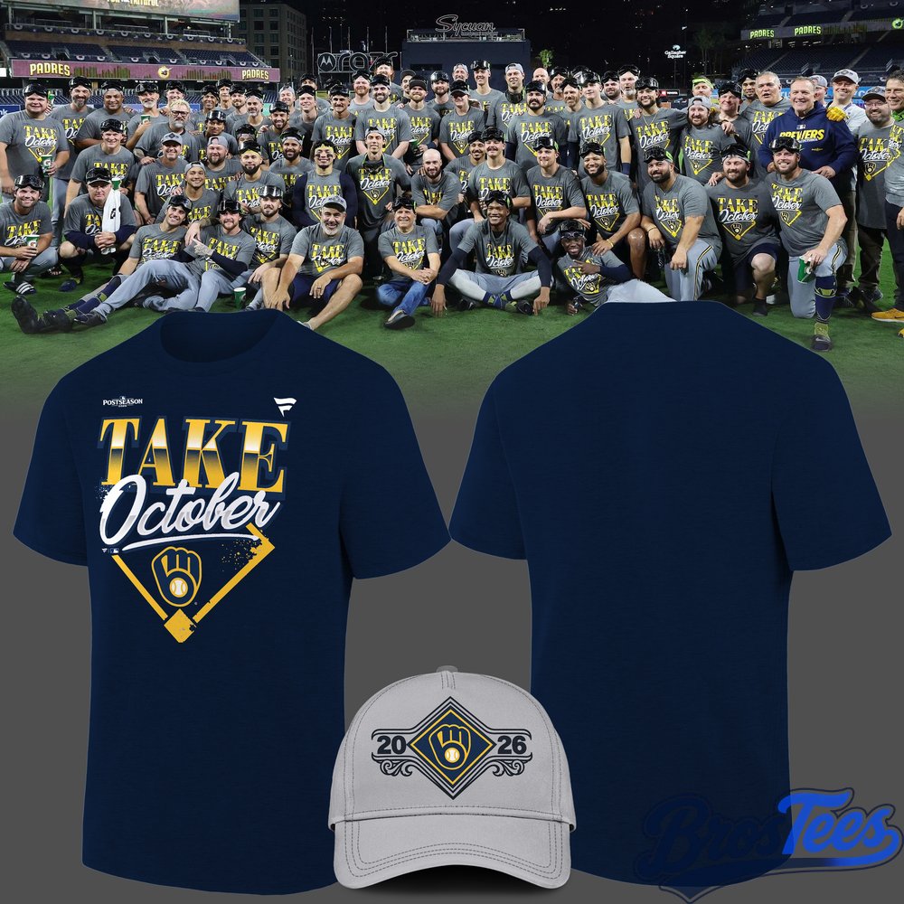 Milwaukee Brewers Take October - NL Central Division Champions 2026 T-Shirt 2D