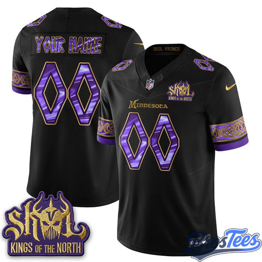 Minnesota Vikings Warrior Skol Vikings Custom Football Jersey