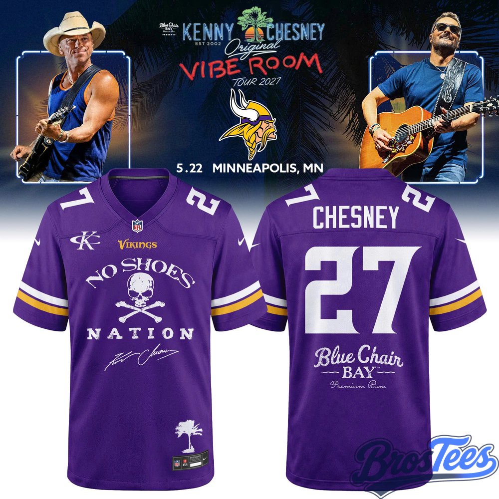 Minnesota Vikings x Kenny Chesney The Original Vibe Room Tour 2027 Jersey