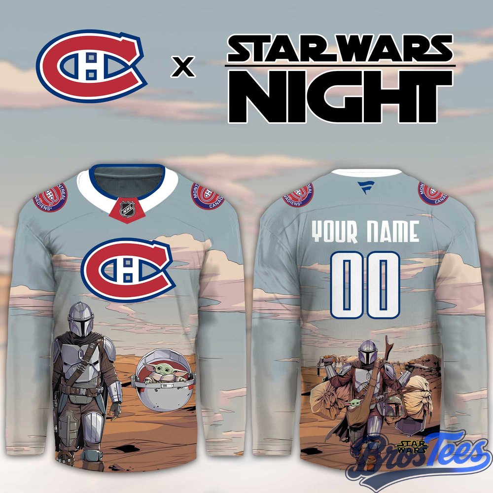 Montreal Canadiens Star Wars Night Custom Hockey Jersey