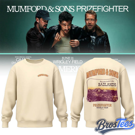 Mumford And Sons Prizefighter Tour 2026 Sweatshirt
