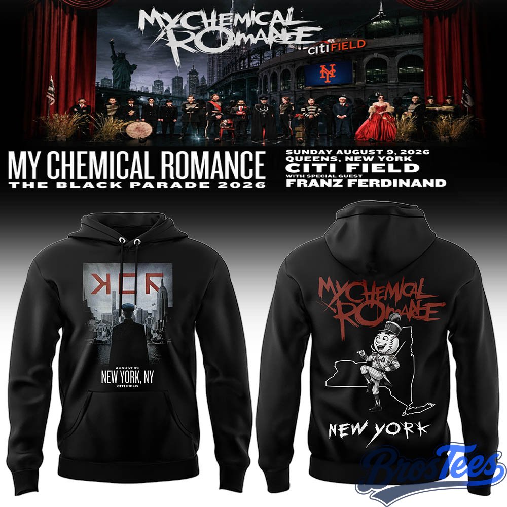 My Chemical Romance Long Live The Black Parade Tour US 2026 Hoodie