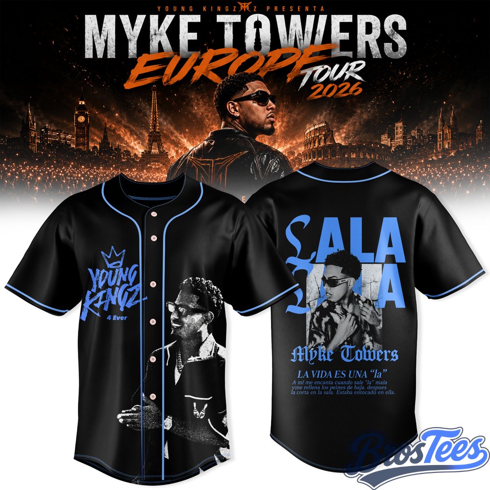 Myke Towers “Young Kingz” World Tour Special Jersey