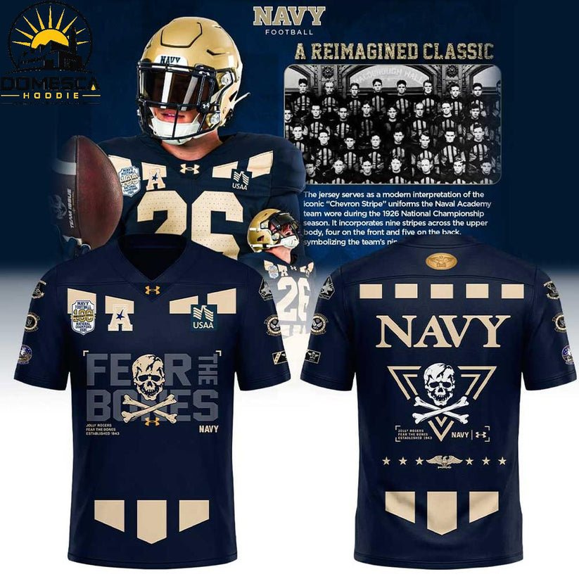Navy Midshipmen 100th Anniversary National Champions Football Jersey