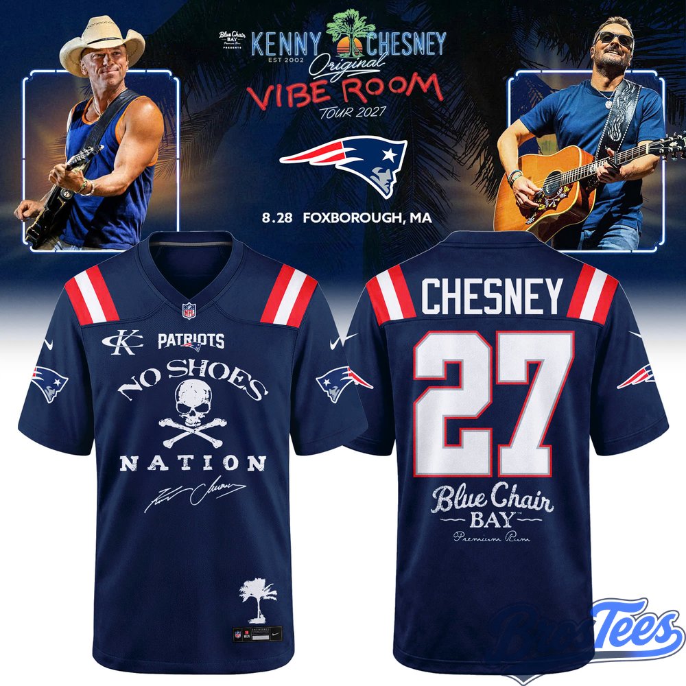 New England Patriots x Kenny Chesney The Original Vibe Room Tour 2027 Jersey