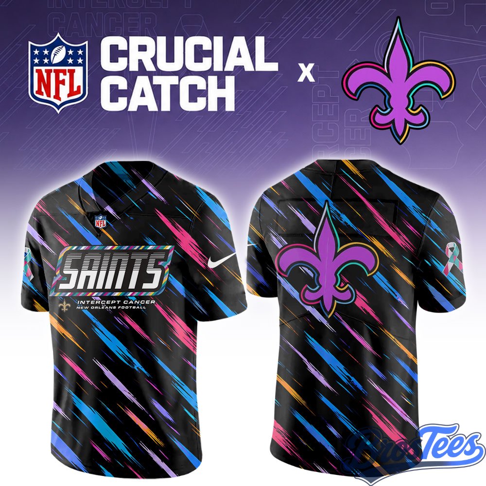 New Orleans Saints 2026 Crucial Catch Special Football Jersey