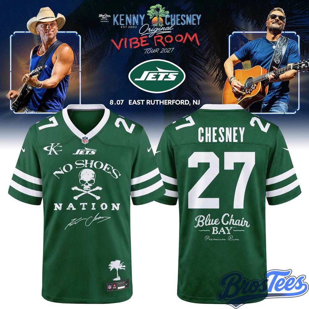 New York Jets x Kenny Chesney The Original Vibe Room Tour 2027 Jersey