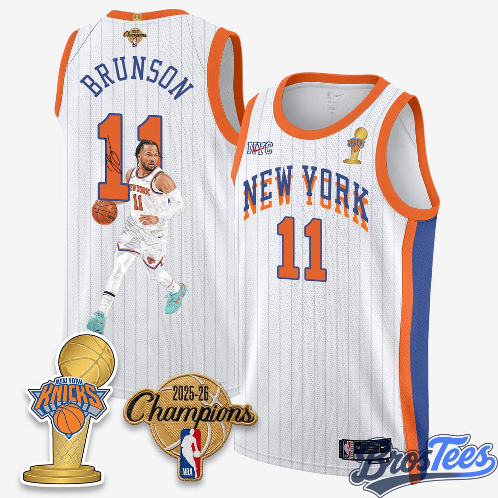 New York Knicks 2026 Basketball Jalen Brunson Champions Vapor Jersey