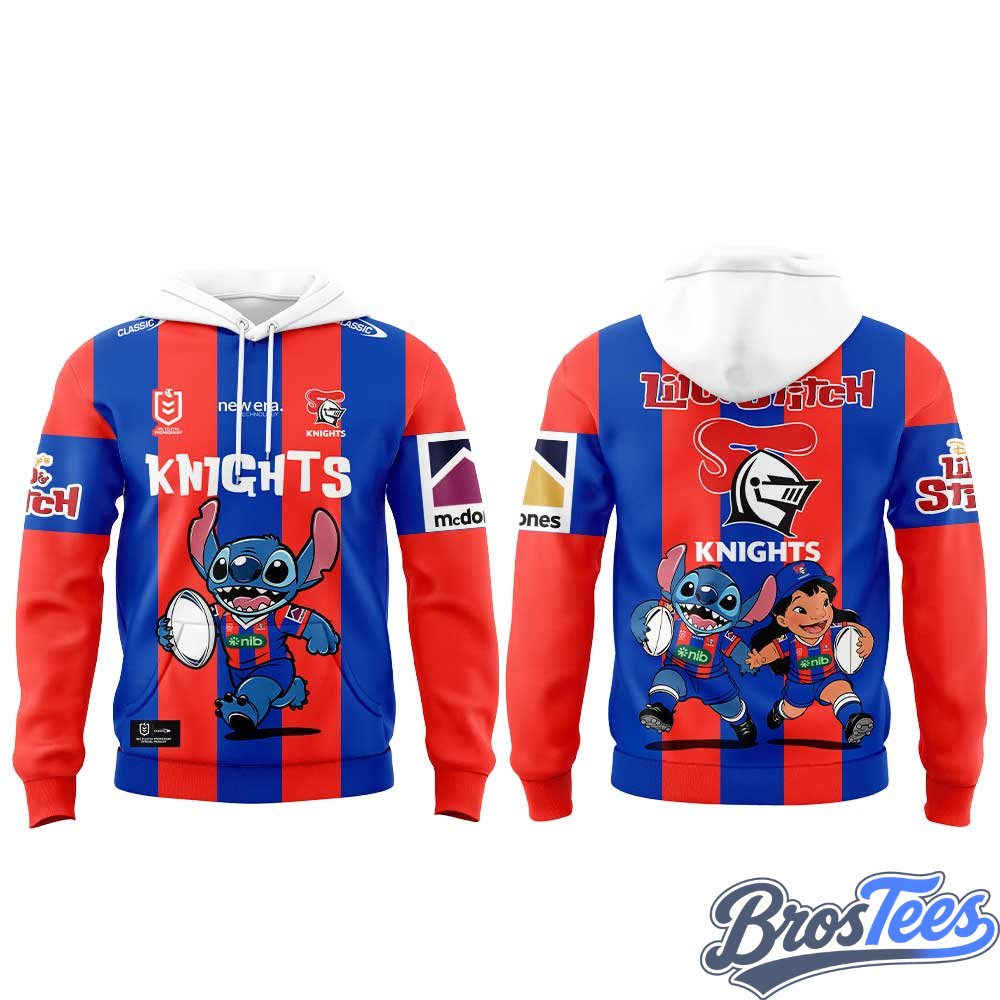 Newcastle Knights 2026 Lilo & Stitch Hoodie