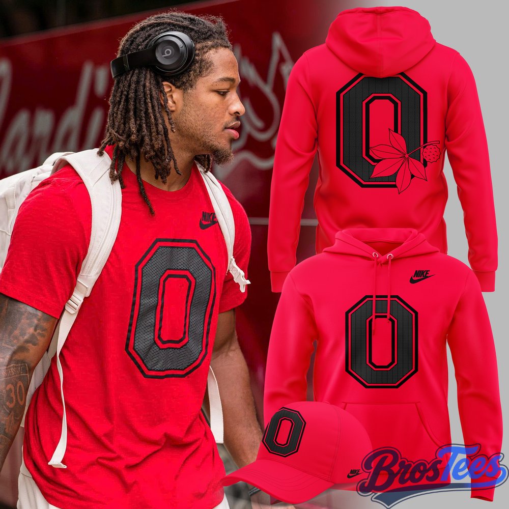 Ohio State Buckeyes Natural Legacy Red Hoodie