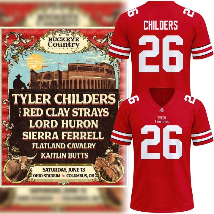 Ohio State Buckeyes x Tyler Childers Football Jersey