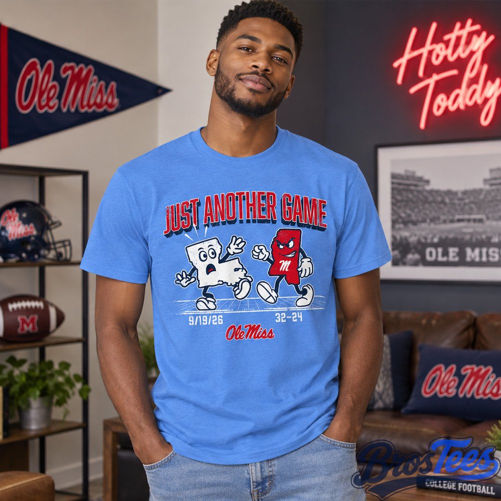 Ole Miss Rebels Football Just Another Game Graphic Shirt
