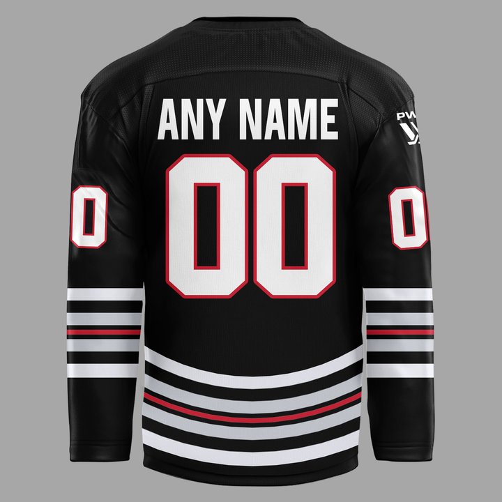 PWHL Detroit 2026 Hockey Jersey Custom - Black
