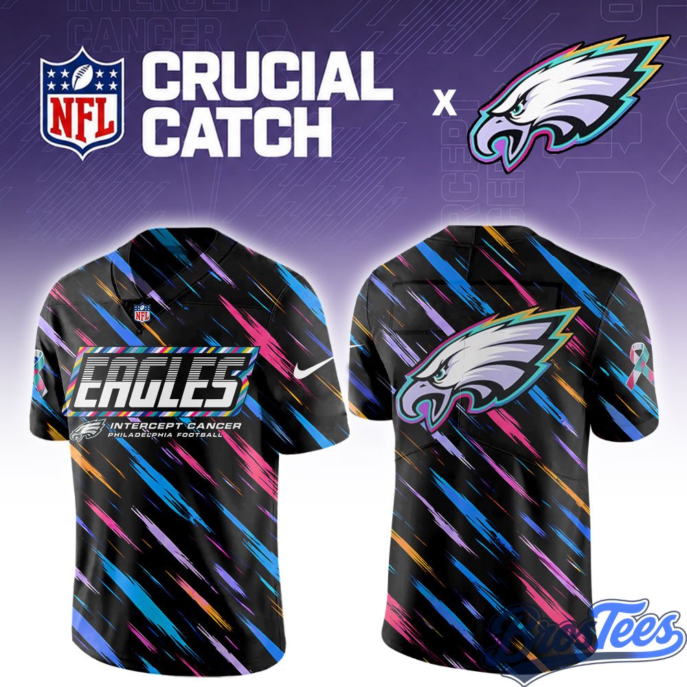 Philadelphia Eagles 2026 Crucial Catch Special Football Jersey