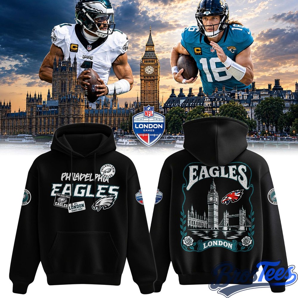 Philadelphia Eagles 2026 NFL London Game Hoodie