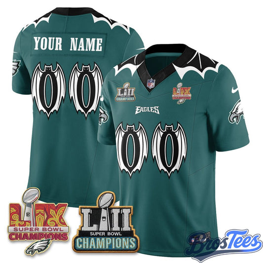 Philadelphia Eagles x Bat Edition Custom Football Jersey