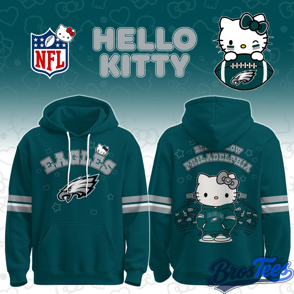 Philadelphia Eagles x Hello Kitty Special Hoodie