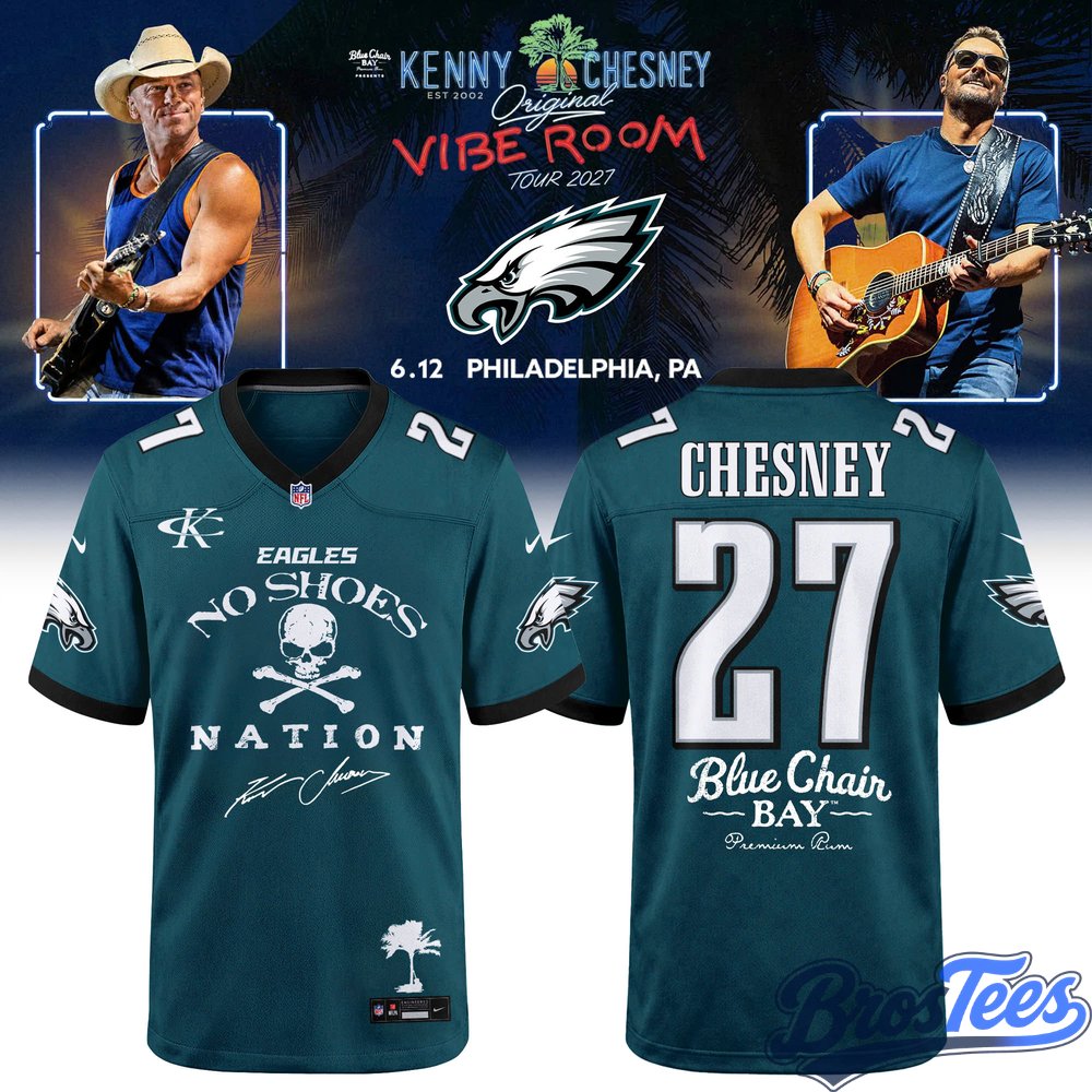 Philadelphia Eagles x Kenny Chesney The Original Vibe Room Tour 2027 Jersey