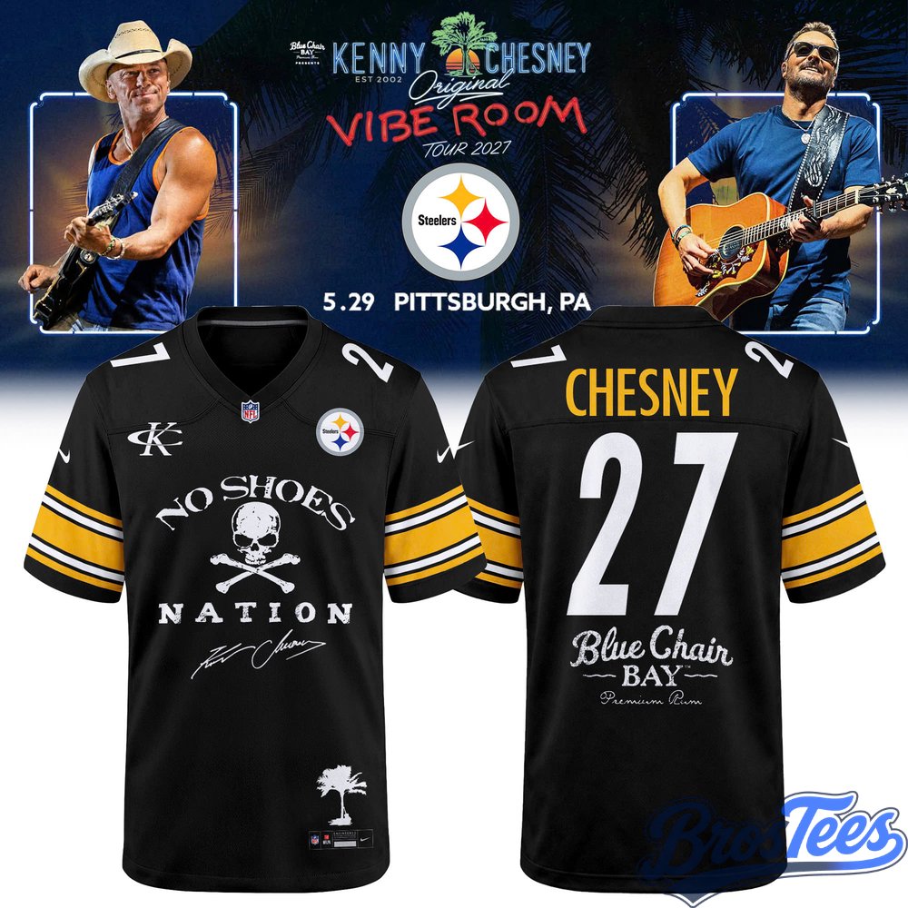 Pittsburgh Steelers x Kenny Chesney The Original Vibe Room Tour 2027 Jersey