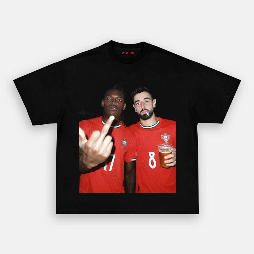 Portugal Bruno Fernandes & Rafael Leão Style Tee