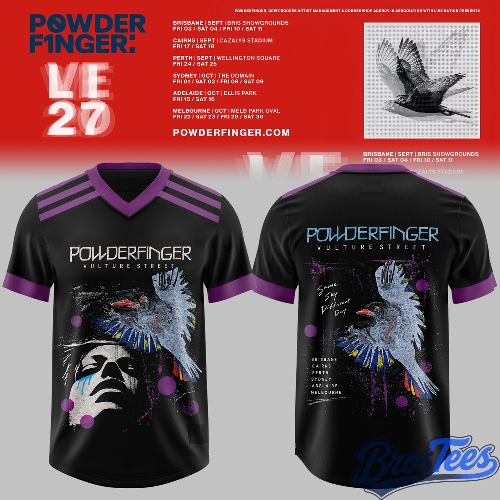 Powderfinger Live ’27 Tour Special Football Jersey