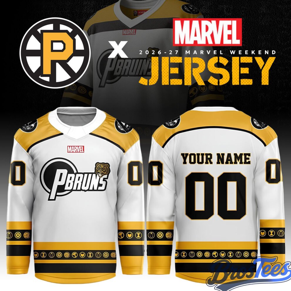 Providence Bruins x Marvel Weekend Custom Jersey