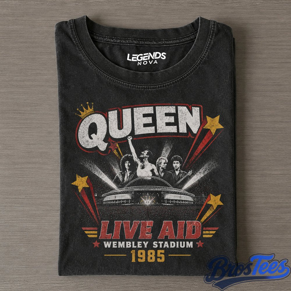 QUEEN live aid wembley stadium 1985 Tee