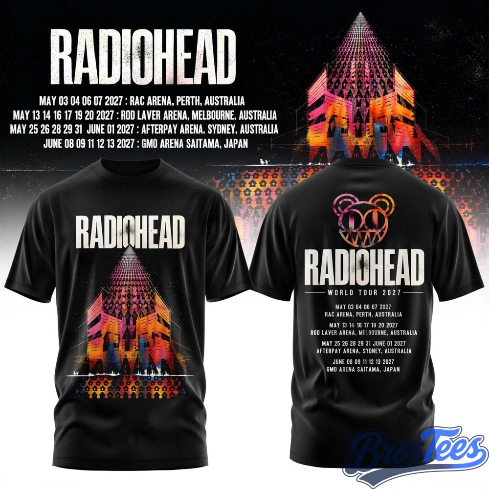 Radiohead Australia Tour 2027 Shirt – BrosTees