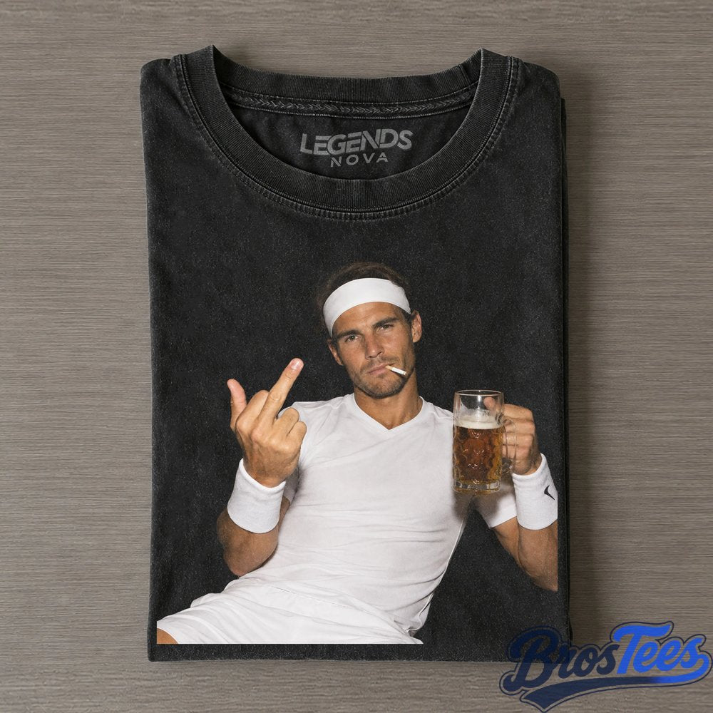 Rafael Nadal Tennis Legend Graphic Shirt
