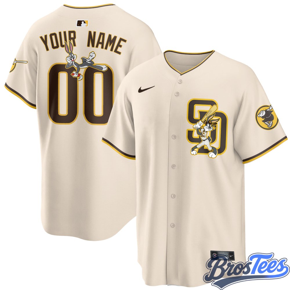 San Diego Padres x Bunny Edition Vapor Custom Jersey - Stitched