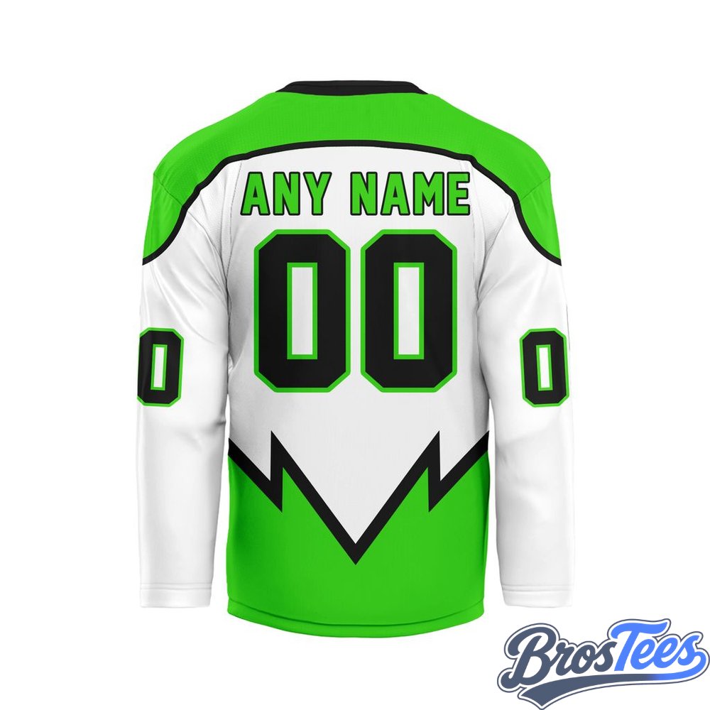 Saskatchewan Rush White Custom Hockey Jersey