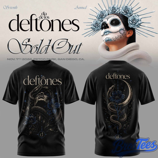 Seventh Annual Dia De Los Deftones Celestial Gothic T-Shirt