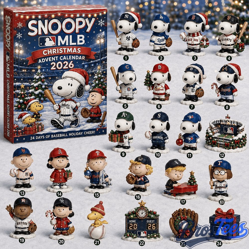 Snoopy Peanuts 75th Anniversary Christmas Advent Calendar – BrosTees