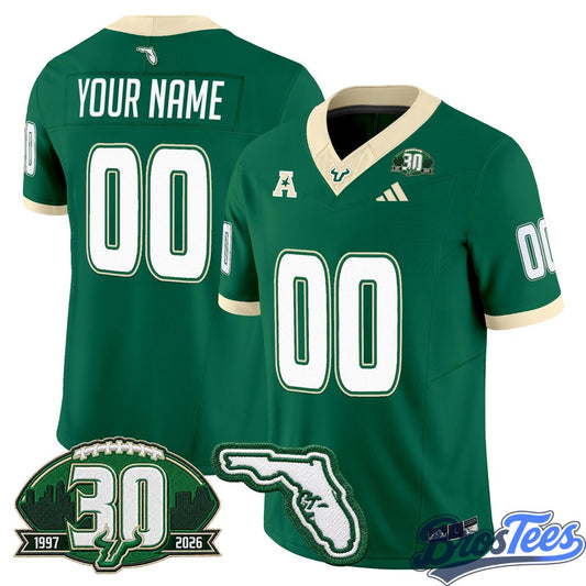 South Florida Bulls 30th Anniversary Custom Jersey