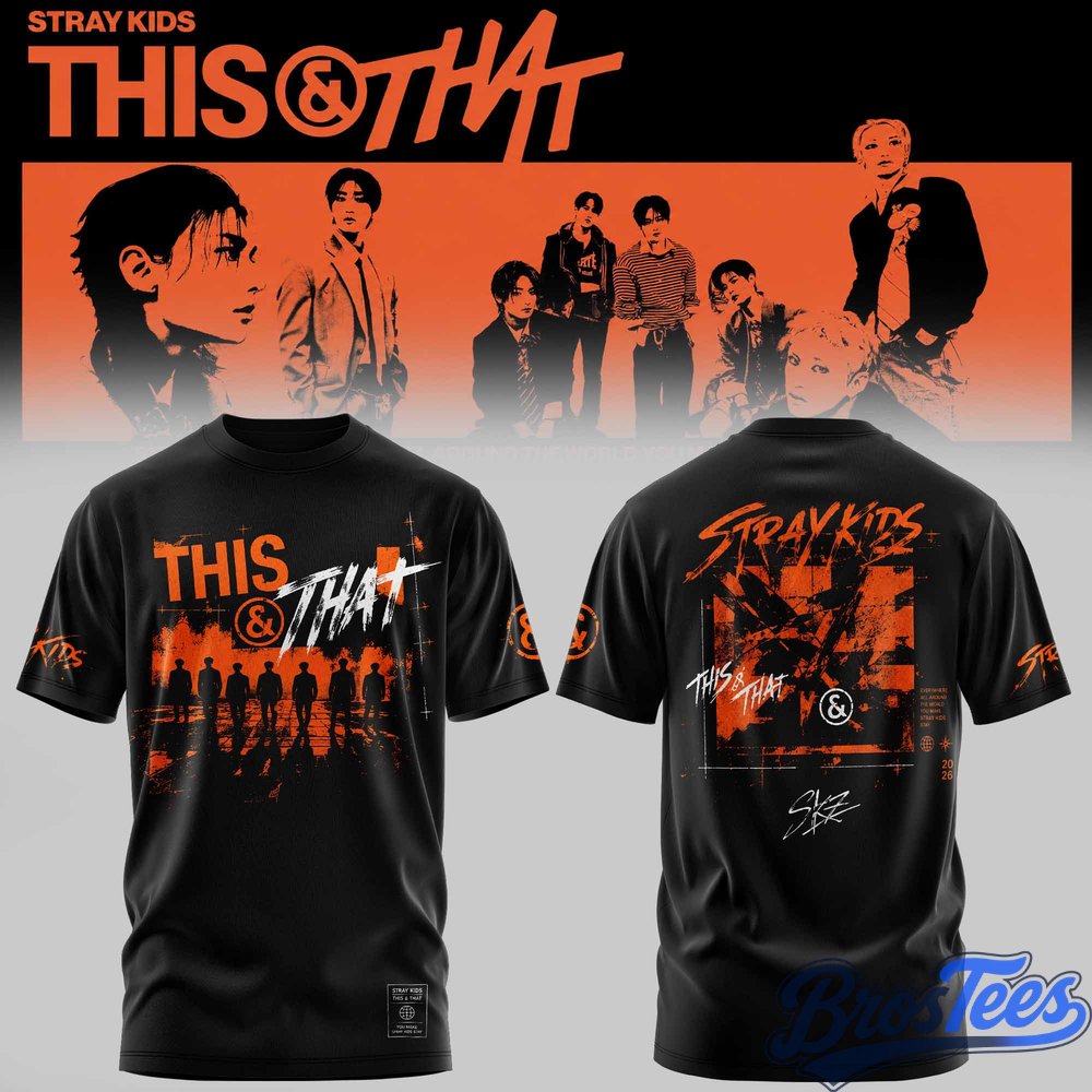 Stray Kids – This & That Signature RUN IT World Tour T-Shirt