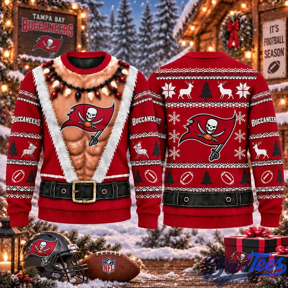 Tampa Bay Buccaneers Funny Body Christmas Ugly Sweater