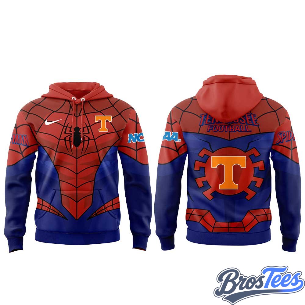 Tennessee Football x Spider-Man 2026 Merch Hoodie