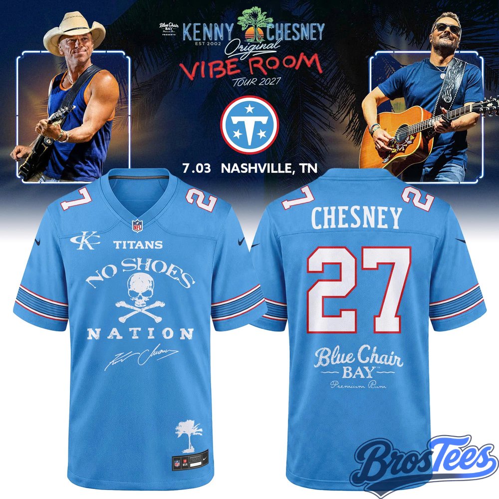 Tennessee Titans x Kenny Chesney The Original Vibe Room Tour 2027 Jersey