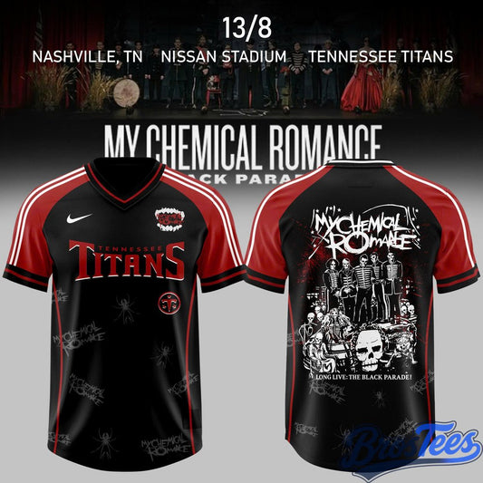Tennessee Titans x My Chemical Romance The Black Parade 2026 Football Jersey