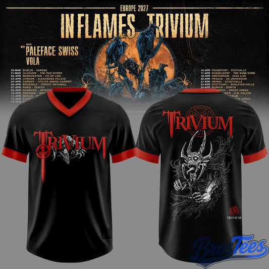 Trivium × In Flames Europe Tour 2027 Football Jersey