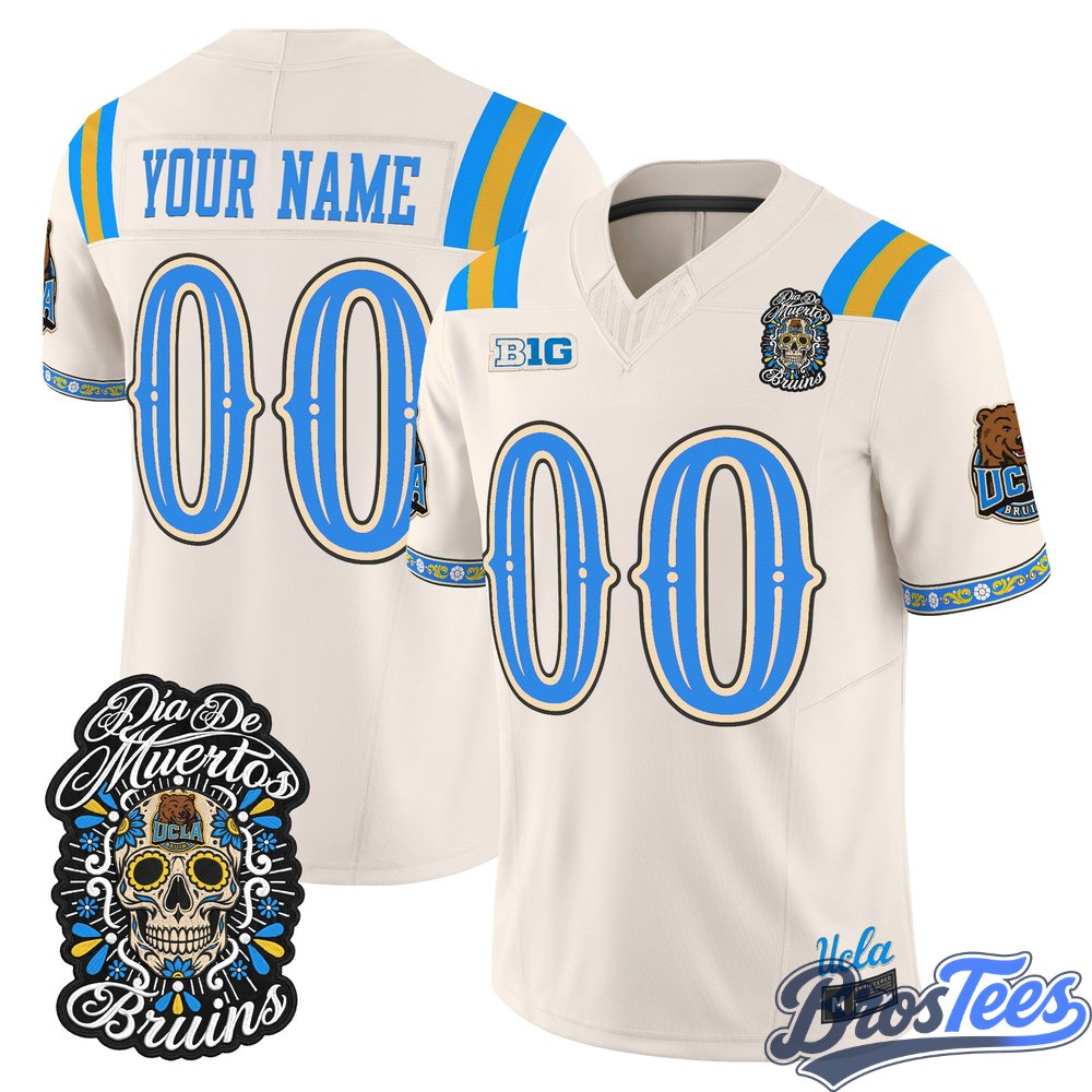 UCLA Bruins Día de los Muertos Vapor Limited Custom Jersey