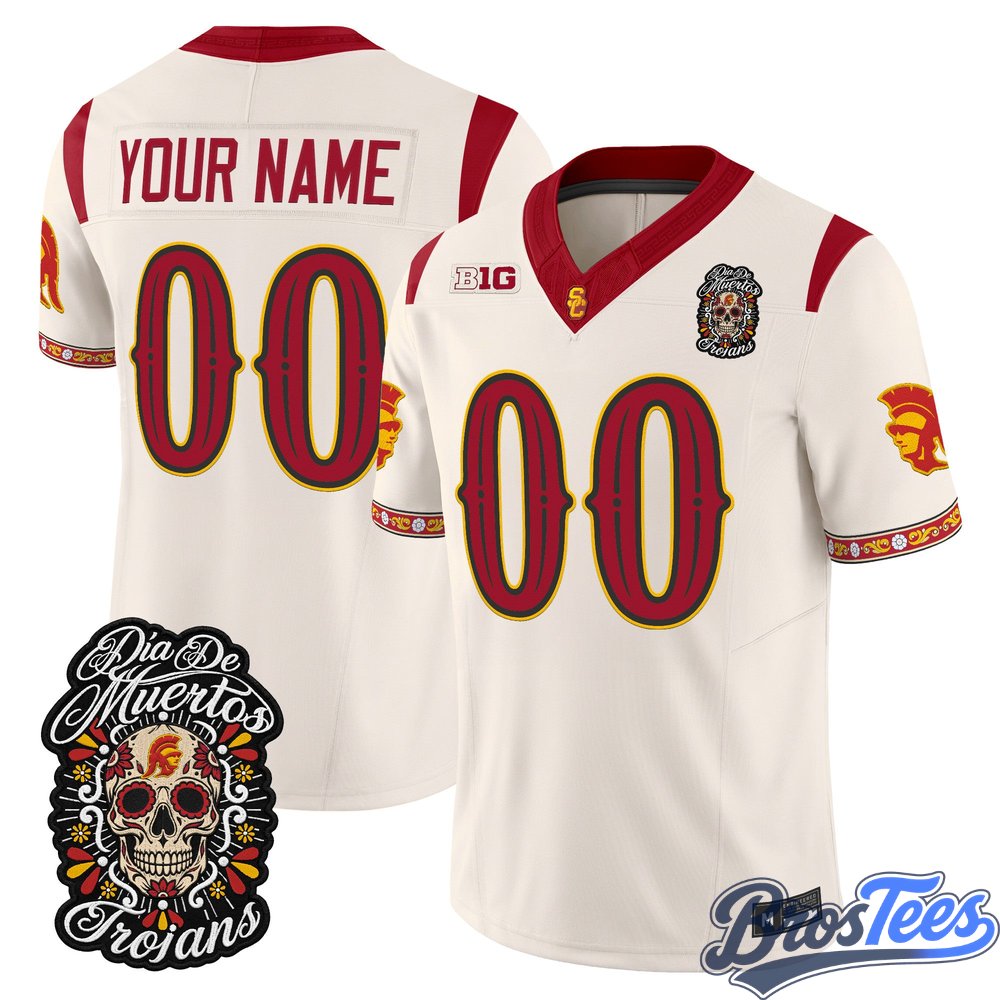 USC Trojans Día de los Muertos Vapor Limited Custom Jersey