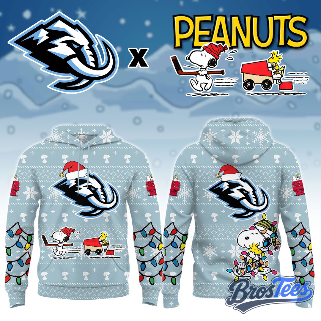 Utah Mammoth x Peanuts 2026 Christmas Limited Edition Hoodie