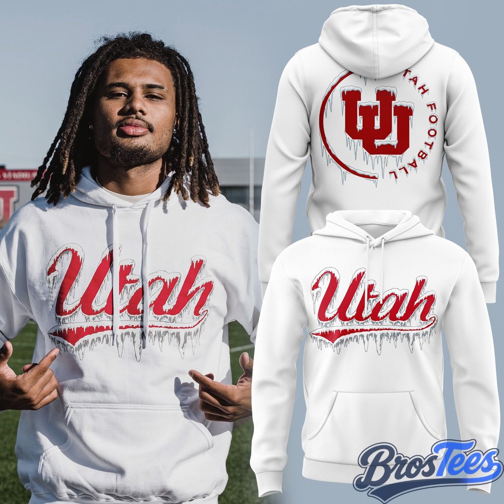 Utah Utes Ice Out 2026 White Hoodie