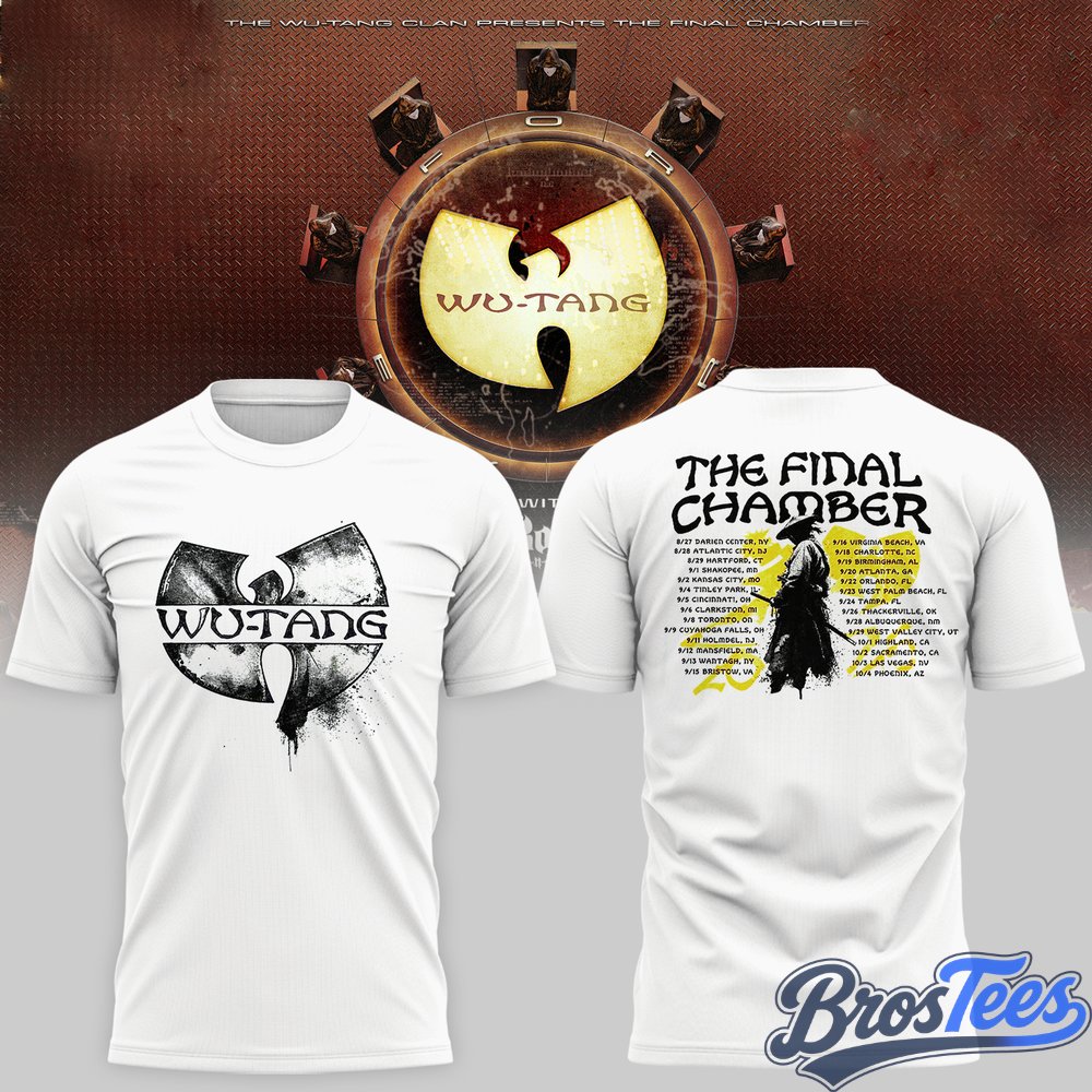 Wu-Tang Clan THE FINAL CHAMBER サムライTシャツ Wu-Tang Clan The Final Chamber 2026 Tour Samurai Shirt – BrosTees